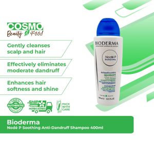 Bioderma Nodé P Soothing Anti-Dandruff Shampoo 400ml  [Effectively eliminates moderate dandruff][Soothing]