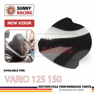 NEW BLACK Windshield VISOR motorbike Vario 125/150 new High-Performance