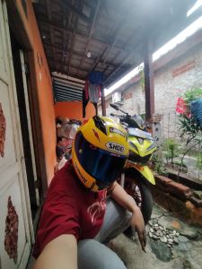 STIKER HELM FULL SET HALF FACE/FULL FACE REDBUL DOVI LENGKAP