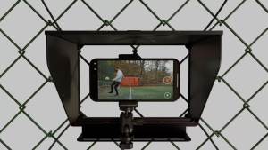 Cell Phone Fence Mount with Shade Game Recording Mounting Kit Compatible with iPhone Mevo Start Insta 360 and Other Action Cameras for Recording Baseball