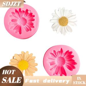 SDJZT Daisy thơm nến Silicone khuôn hướng dương hương liệu xà phòng khuôn tự làm Hoa Handmade nhựa thạch cao khuôn nhà nướng khuôn