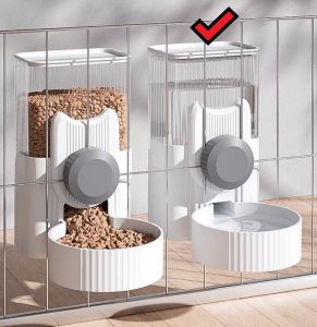 Bát ăn và  Uống Gắn Tự Động Đa Năng có thể để sàn nhà cho thú cưng