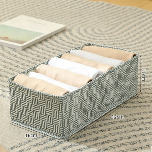 【 In Stock 】Underwear & Socks Storage Box Foldable Drawer Clothing Organizer Household Foldable Storage Box Kotak Penyimpanan 内衣收纳盒