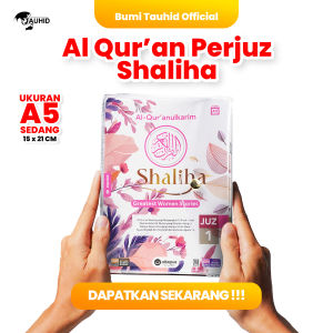 Al Quran Shaliha Per Juz A5 Di lengkapi dengan 19 Tokoh Wanita dalam al quran