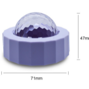 Đèn led mini DJ cảm ứng nháy theo nhạc trang trí ô tô quả cầu ma thuật