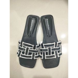 ALANA- ANISA Sendal Wanita Flat Anyam Ketupat Kecil/Sandal Wanita Terbaru 2024