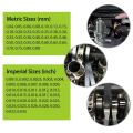Feeler Gauge 32pcs distance gauge feeler valve teaching feeler 0.04-0.88 mm gap dimension Gap Measurment Tool Measuring Instrument  Metric Imperial. 
