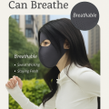 Hyaluronic Acid 3D Full Face Sunscreen Mask UPF50+ UV Protection Breathable And Sweat Absorbent Without Feeling Stuffy. 