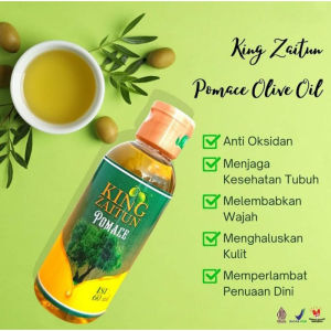 Minyak Zaitun King Zaitun Pomace Olive Oil 60 ml Untuk Kesehatan dan Kebutuhan Memasak