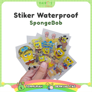 STICKER NONO SPONGEBOB SQUAREPANTS ECER WATERPROOF 1 LEMBAR STIKER