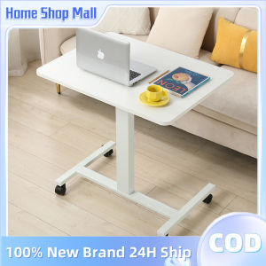 Foldable Study Desk Laptop Table With Wheels Mobile Bedside Table Sofa Side Table Home Office Desk
