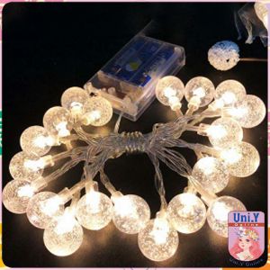 Uni.Y LED ไฟกระพริบ ใช้พลังงานแสงอาทิตย์  ตกแต่งต้นคริสต์มาส ไฟสวนสนามหญ้า LED solar Lantern