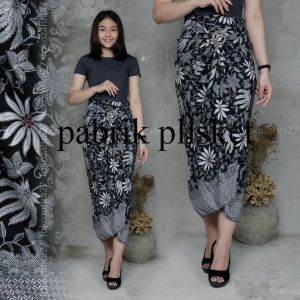Rok Lilit Batik Foil Bawahan Kebaya Serut Instant Rok modern Motif Lengkap Bahan Premium Jumbo 150 x 100 cm-pabrik plisket