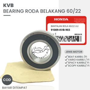 (GROSIR) KUALITAS A BEARING 60 / 22 KOYO JAPAN / BEARING RODA BELAKANG BEAT KARBU VARIO SCOOPY SPACY FI / LAHER 6022 HONDA BEAT CARBU / LAHAR BERING VARIO 110 CW CBS TECHNO / BANTALAN RODA SPESI SKUPY LAMA OLD / KLAHER BIT / KELAKER