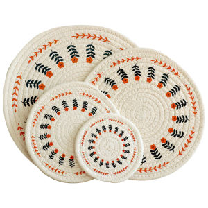 OMK Nordic style placemats for dining table cotton placemats & Coasters doormat