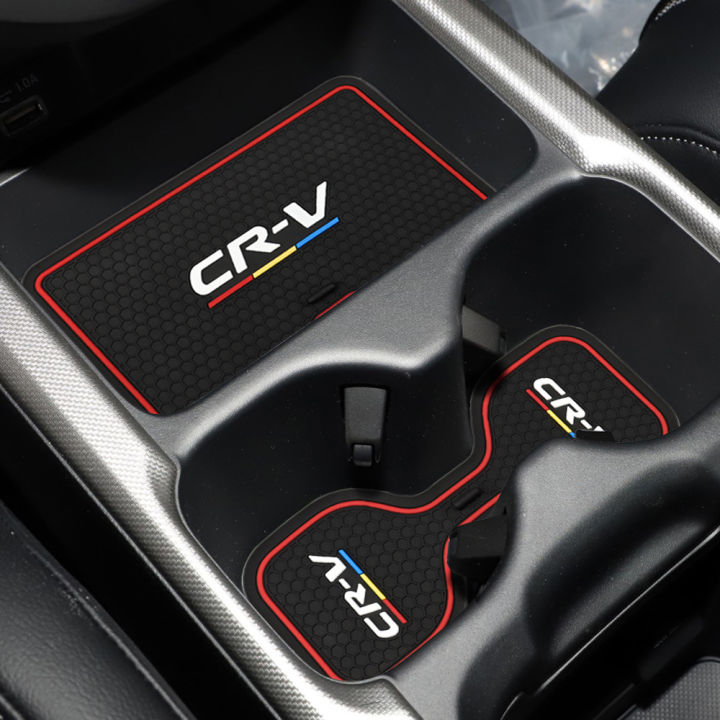 Car Mat Door Pads Cup Holder Mats for Honda CRV CRV 5th gen 2017 2018