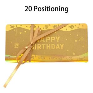 X CRAFT HOME 3D Birthday Red Envelope Greeting Card Foldable Multiple Card Slots Musical Light Greeting Card Birthday Red Envelope Years Money Red Envelope