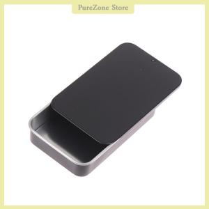 [PureZone] Hộp Sắt Mini 80*50*15mm hộp đựng nắp trượt hộp đựng thiếc di động