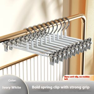 Móc treo quần đa chức năng với các clip mạnh mẽ để sử dụng tại nhà thiết kế chống trượt