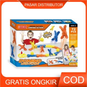 Mainan Anak DOMINO HIG-FLYING 72PCS 8603 Mainan Game Board Family Kid Mainan Anak Perempuan - Mainan Anak Laki Laki