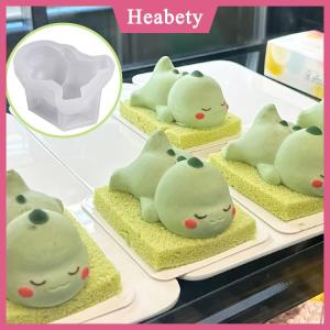 Heabety Khuôn làm bánh thạch hoạt hình dễ thương Khuôn làm bánh trang trí công cụ làm bánh nằm rồng Kitty sữa Pudding Khuôn Silicone khuôn sữa trứng