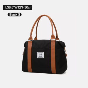 🚚SG Seller🚚Large Capacity Waterproof Travel Bag Women  Handbag Oxford Cloth Waterproof Shoulder Bag Women Weekend Overnight Bag