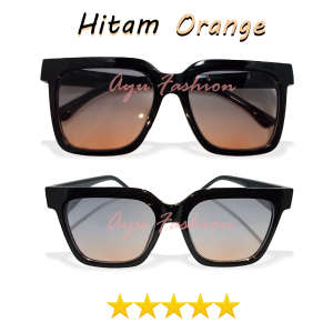 Kacamata Boldie Lensa Gradasi Frame Tebal Oversized Skinny Hitam Persegi Kotak Uv400 Gaya Vintage Retro Untuk Wanita Dan Pria - SUNGLASSES SQUARE