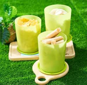 Savina Toples M Set of 3 Pcs / Toples Plastik / Toples Kerupuk / Toples Serbaguna- Peking kardus Nico Shopping