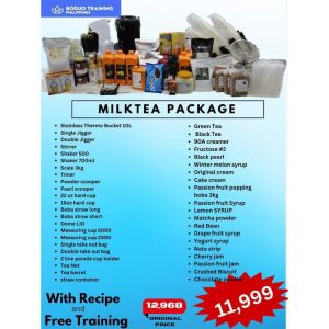 Milk Tea Package - Milk Tea Materials l Milk Tea l Coffee Utensils l Equipment