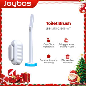 Joybos Toilet Brush With Holder 21B06 Toilet brush cleaning brush Set wall hanging with Disposable 6pc Refills