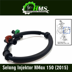 Selang Injektor NMax 150 (2015) - Kabel Cable Cabel Slang Cable Cabel Tali Seling Kawat Penghubung