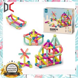 Bộ Đồ Chơi Xếp Hình Nam Châm MAGNETIC Cho Bé 36 Chi Tiết Phát Triển Trí Tuệ