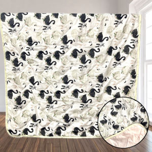 MybabyMAll ผ้าห่มเด็ก ผ้าห่มลายการ์ตูนสุดน่ารัก ผ้าห่มนุ่มผ้าอย่างดี ผ้าห่มขนาดเล็ก ผ้าห่มสำหรับพกพา ขนาด 110x140