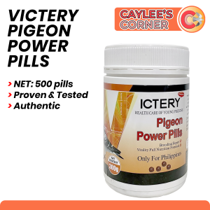 VICTERY Pigeon Power Pills 600pills for Pet Pigeons (Expiry 7/20/2027)