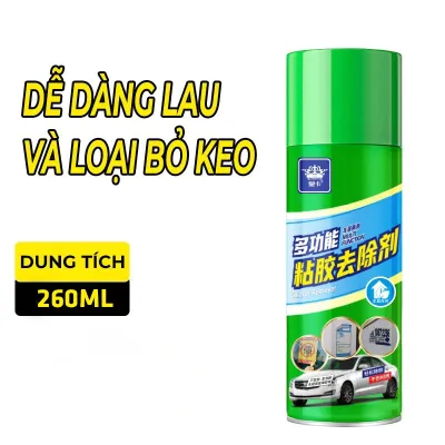Dung dịch tẩy chất dính vệ sinh đa năng và làm sạch keo (260ml) Bình xịt tiện lợi nội địa trung