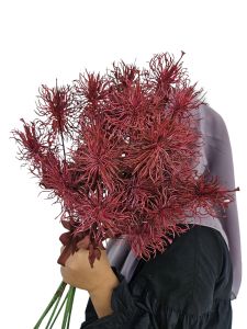 Bunga Hias Aksesoris Jarum Artificial 3 Cabang