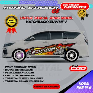 RBN 19-SRIKER DECAL MOBIL RUSH AYLA BRIO CALYA SIGRA XENIA PAJERO