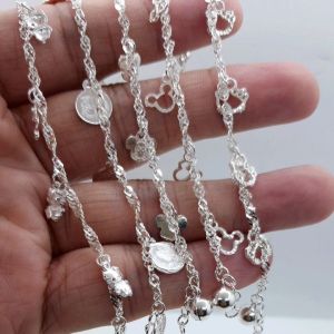 Original 925 silver bracelet kids gelang tangan budak