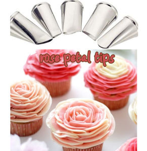 103 104 Piping Tip 5pcs Rose Petal Nozzle Korean Buttercream Flowers Piping Nozzle Tip