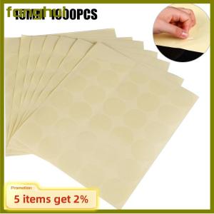 fanghui 1000 15MM clear round sticker round transparent labels circle PVC Sealing labels