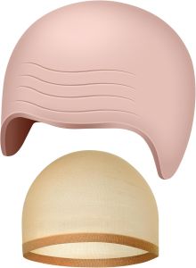 NACHLYNN 2/4/6/ Pcs Halloween Bald Cap for Makeup Latex Bald Caps Nylon Bald Wig Cap Costume for Halloween Party Men