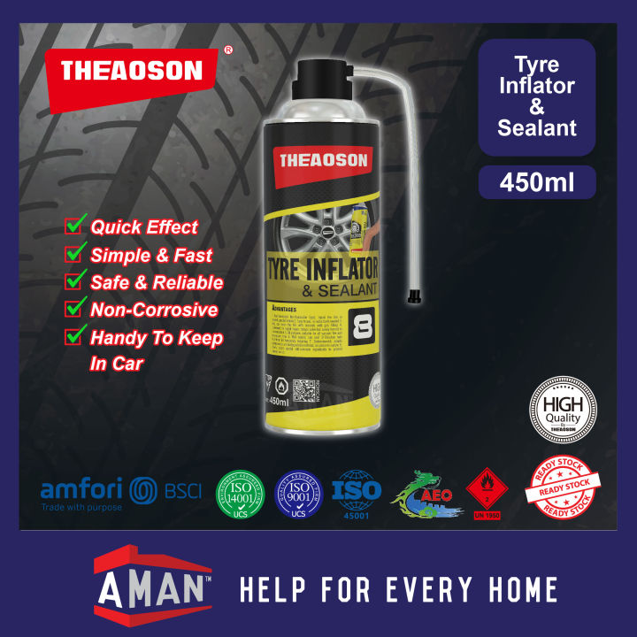 THEAOSON Emergency Tyre Weld Tyre Sealer Inflator Tyre Sealant Car Tire ...