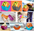 Tempat Makan silikon Burger atau donut. 