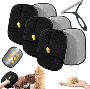 Rino BenHair Remover 2025 New Rhino BenHair Remover Double-Sided ReusableHair Remover Electrostatic Gloves Say Goodbye to Stubborn Fur Smooth on All Fabrics - ClothesSofaRugs ( # 1)