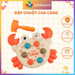 Đồ Chơi Đập Chuột Cho Bé Hình Con Cua Dễ Thương Trò Chơi Giải Trí Trẻ Em Whack A Mole Phát Triển
