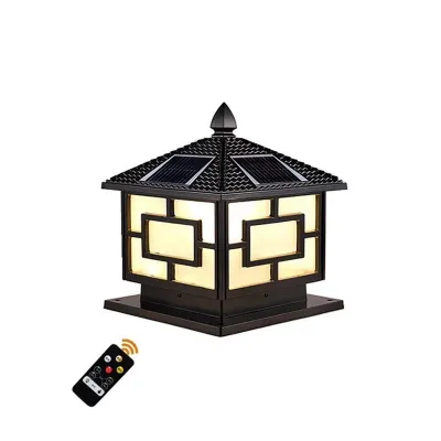 Đèn trụ cổng năng lượng mặt trời D250-300-400 siêu sáng