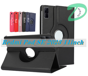 For Redmi Pad Se 11inch 2023 Rotating Case Tablet 360 Degree Rotating PU Leather Stand Cases XIaomi Redmi Pad SE 11 inch