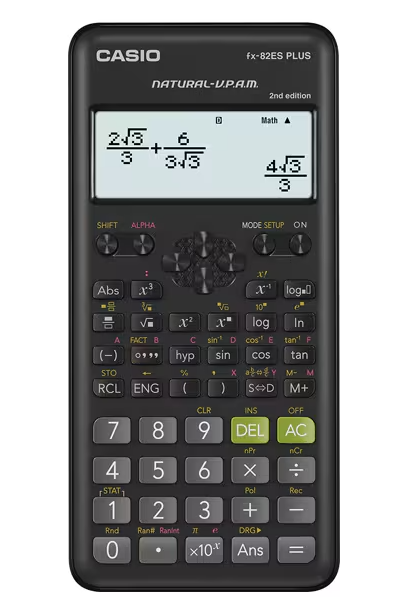 CASIO KALKULATOR SCIENTIFIC FX-82ES PLUS KALKULATOR ILMIAH CASIO FX 82ES  PLUS CALCULATOR SIN COS TAN Lazada Indonesia