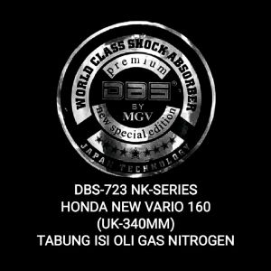 SHOCK TABUNG DBS-723 NK-SERIES VARIO 160 NEW UK-340MM PNP PEMASANGAN HARGA GROSIR TERMURAH