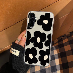 Phone Casing for Samsung A17 5G A17 LTE A07 5G A7 LTE New 2025 Beautiful Flower Pattern Shockproof Clear Soft Silicone Case for Galaxy A17 5G A17LTE A07 5G A07LTE for Girl Casing Cover